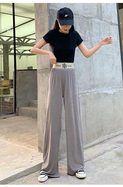 women's pants & capris soft comfort women 2021 high waist casual summer slacks ice silk ankle-length long trousers female, Black;white
women's pants & capris soft comfort women 2021 high waist casual summer slacks ice silk ankle-length long trousers female, Black;white