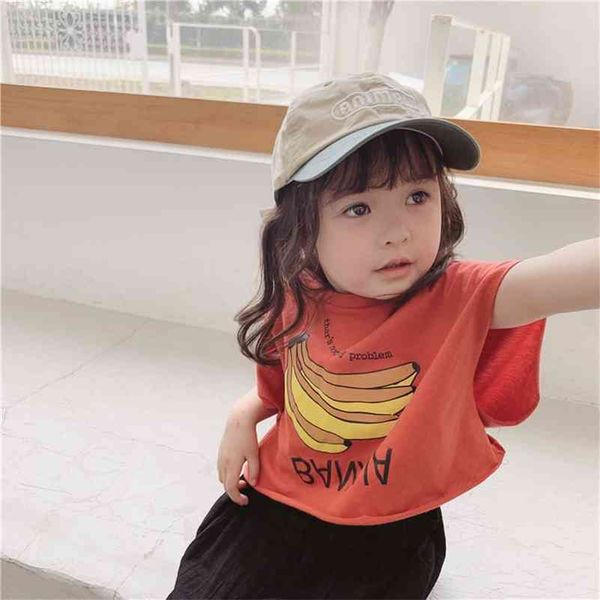 summer cute kids cartoon printed short sleeve bat shirts baby girls cotton loose all-match tees clothes 210708, Blue
summer cute kids cartoon printed short sleeve bat shirts baby girls cotton loose all-match tees clothes 210708, Blue
