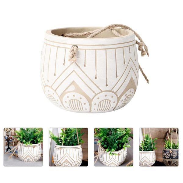 vases 1pc cement hanging flowerpots adornment suspension succulents storage pot
vases 1pc cement hanging flowerpots adornment suspension succulents storage pot