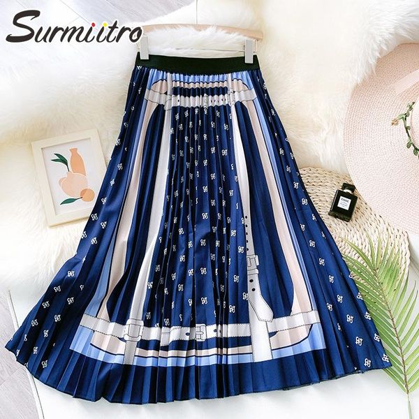 skirts surmiitro 2021 summer midi long pleated skirt women korean style vintage blue print high waist mid-length a line female, Black
skirts surmiitro 2021 summer midi long pleated skirt women korean style vintage blue print high waist mid-length a line female, Black