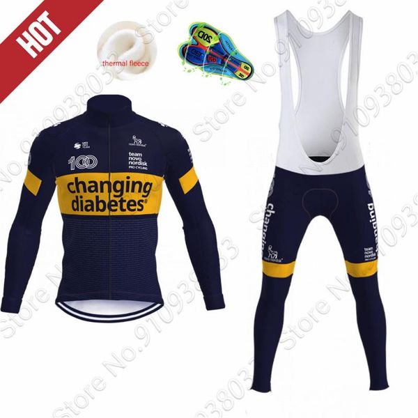 racing sets 2021 novo nordisk pro cycling jersey set clothing long sleeve winter fleece ropa ciclismo mens bike wear short maillot culotte, Black;blue
racing sets 2021 novo nordisk pro cycling jersey set clothing long sleeve winter fleece ropa ciclismo mens bike wear short maillot culotte, Black;blue