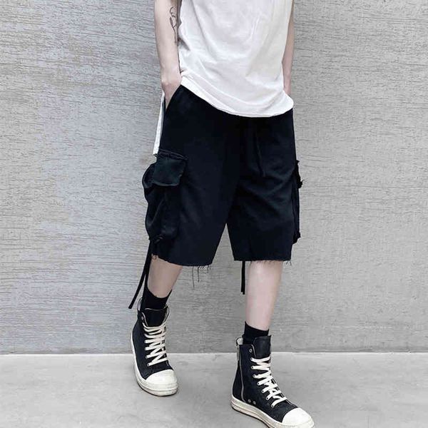 short loosen sports pants big pocket summers work shorts fashion rough retro casual capris pyql, White;black
short loosen sports pants big pocket summers work shorts fashion rough retro casual capris pyql, White;black
