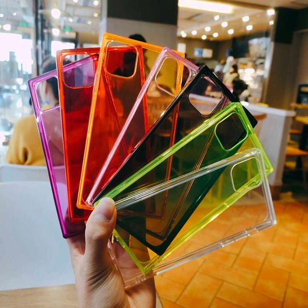 cell phone pouches case for 11 12 mini pro max x xr xs 6 7 8 plus se 2021 square fluorescent color transparent soft silicone cover
cell phone pouches case for 11 12 mini pro max x xr xs 6 7 8 plus se 2021 square fluorescent color transparent soft silicone cover