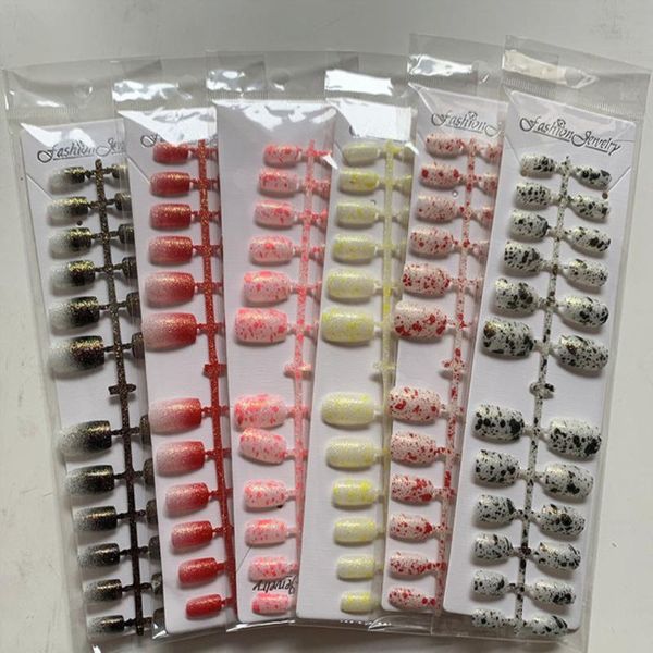 nail art piece quail egg color bright powder gradient flat head frosted net red finished product 24 pieces false nails, Red;gold
nail art piece quail egg color bright powder gradient flat head frosted net red finished product 24 pieces false nails, Red;gold