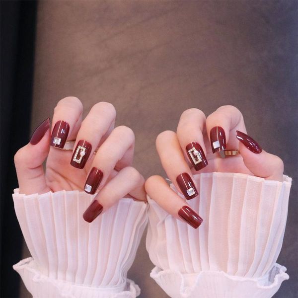 false nails 24pcs red diamonds wear long paragraph fashion manicure patch save time wearable nail dl, Red;gold
false nails 24pcs red diamonds wear long paragraph fashion manicure patch save time wearable nail dl, Red;gold
