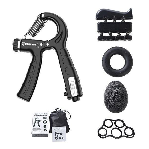 hand grips 5pc/set grip fitness expander adjustable set finger forearm strength muscle recovery heavy gripper exerciser trainer
hand grips 5pc/set grip fitness expander adjustable set finger forearm strength muscle recovery heavy gripper exerciser trainer