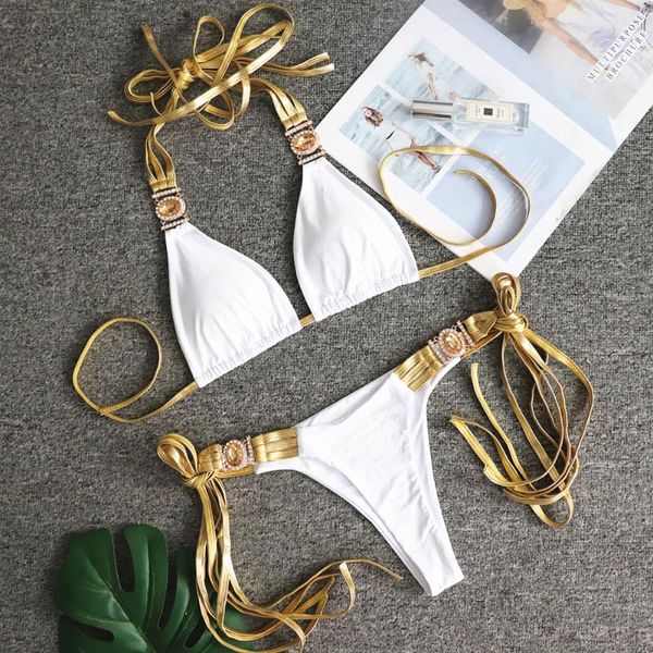 bandage tassel swimsuit women bikinis crystal diamond bikini set metal chain swimwear female luxury swimming suit women's, White;black
bandage tassel swimsuit women bikinis crystal diamond bikini set metal chain swimwear female luxury swimming suit women's, White;black
