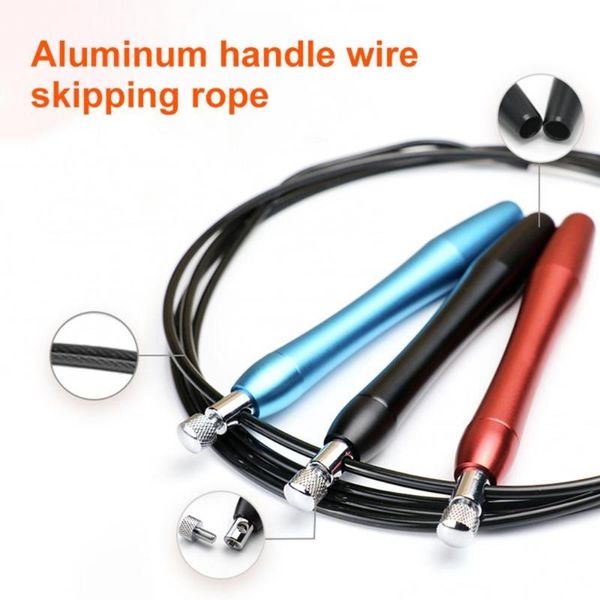 jump ropes adjustable aluminum alloy handle skipping rope sports exercise fitness tool
jump ropes adjustable aluminum alloy handle skipping rope sports exercise fitness tool