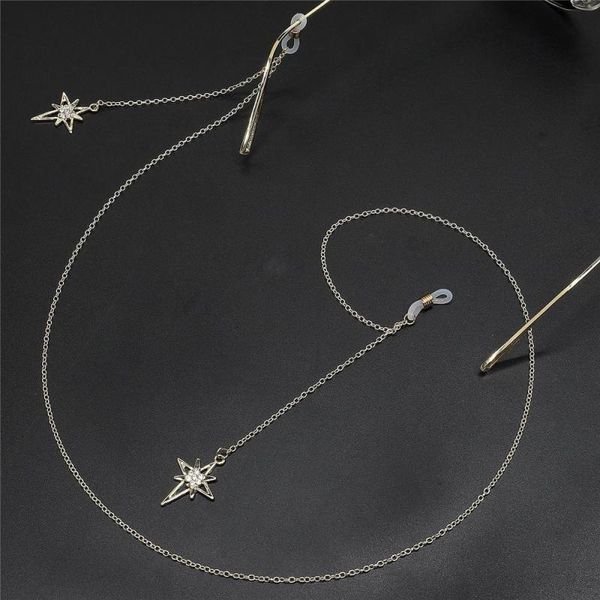 sunglasses frames women fashion chain non-slip metal glasses rope gold pendant eyewear retainer accessories, Silver
sunglasses frames women fashion chain non-slip metal glasses rope gold pendant eyewear retainer accessories, Silver