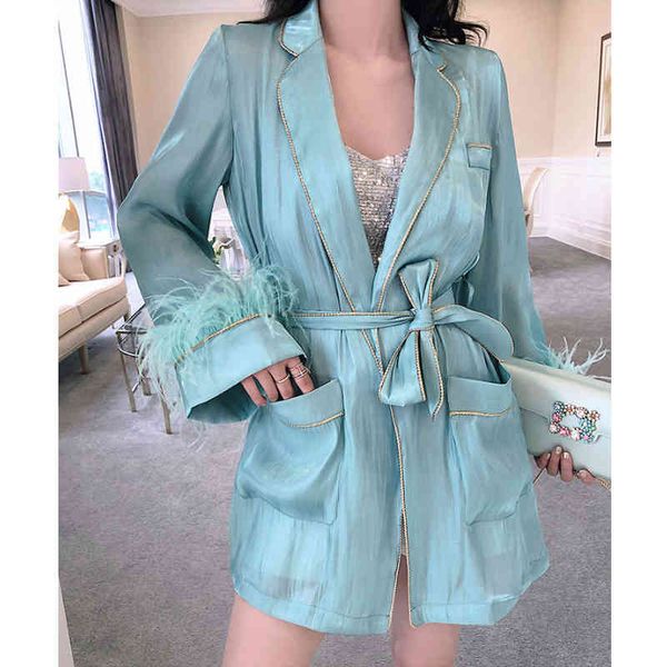 suits chic silk satin open stitch sash women's fashion woman long sleeve pajamas style shirt lady blouse, White;black
suits chic silk satin open stitch sash women's fashion woman long sleeve pajamas style shirt lady blouse, White;black