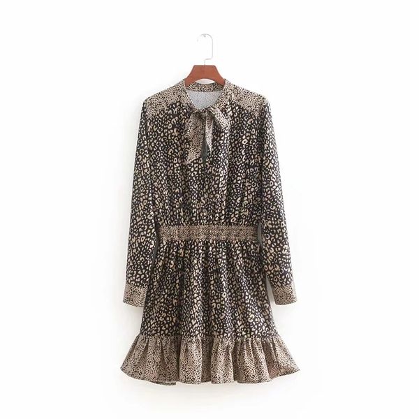 retro leopard patchwork print bow tie women dress casual long sleeve dresses stylish streetwear femme loose vestidos d2223 210430, Black;gray
retro leopard patchwork print bow tie women dress casual long sleeve dresses stylish streetwear femme loose vestidos d2223 210430, Black;gray