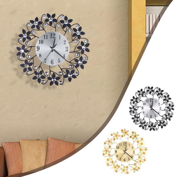 wall clocks 1pc european retro diamond inlaid flower iron clock living room bedroom kitchen bathroom silence home decor
wall clocks 1pc european retro diamond inlaid flower iron clock living room bedroom kitchen bathroom silence home decor