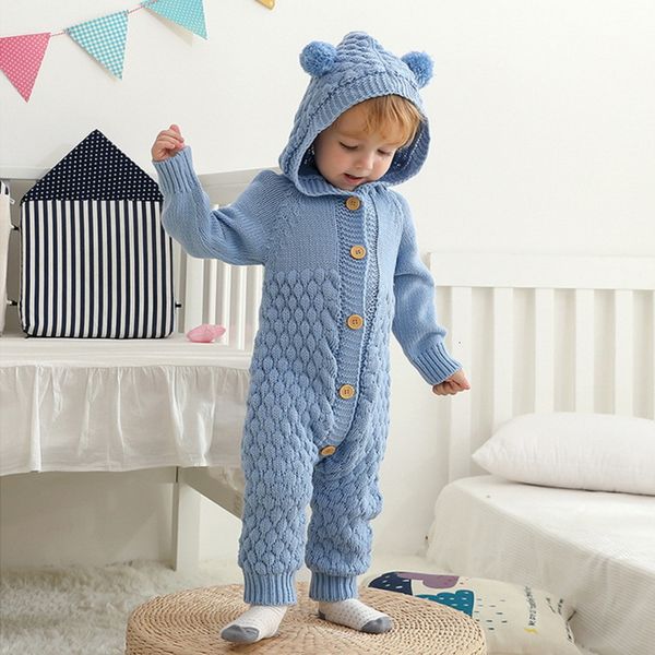 rompers wholesale spring baby romper knitting waffee long sleeve open stitch cotton hooded jumpsuits girls boys clothes e563 65u8, Blue
rompers wholesale spring baby romper knitting waffee long sleeve open stitch cotton hooded jumpsuits girls boys clothes e563 65u8, Blue