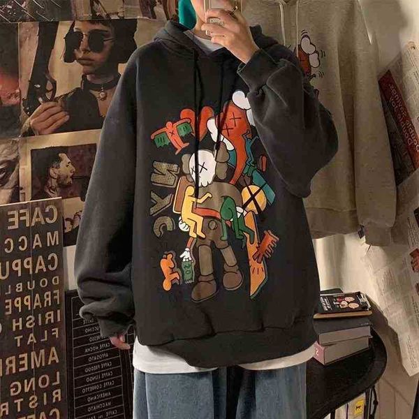 Autumn fashion brand Hooded Sweater trend loose new coat men' handsome clothes hip hop Hoodie, Black
Autumn fashion brand Hooded Sweater trend loose new coat men' handsome clothes hip hop Hoodie, Black