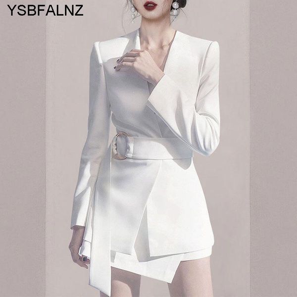blazer womens skirt and set ring sashes high waist slim banquet notched long sleeve office lady fashion design clothing women's suits &, White;black
blazer womens skirt and set ring sashes high waist slim banquet notched long sleeve office lady fashion design clothing women's suits &, White;black