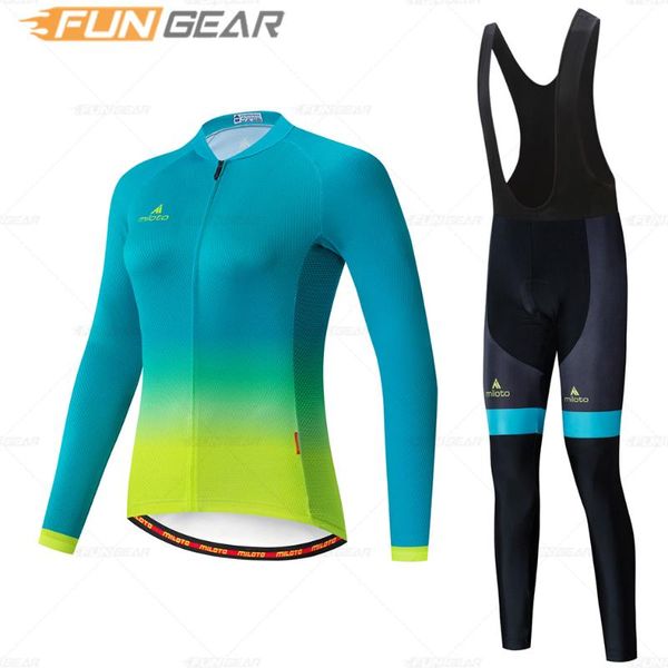 racing sets miloto - women cycling clothing set mountain road bike uniform 2022 quick dry biking jersey outdoor sports autumn, Black;blue
racing sets miloto - women cycling clothing set mountain road bike uniform 2022 quick dry biking jersey outdoor sports autumn, Black;blue