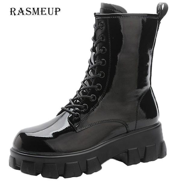 genuine leather women's platform boots luxury designer women chunky long fashion ladies shoes side chain footwear, Black
genuine leather women's platform boots luxury designer women chunky long fashion ladies shoes side chain footwear, Black