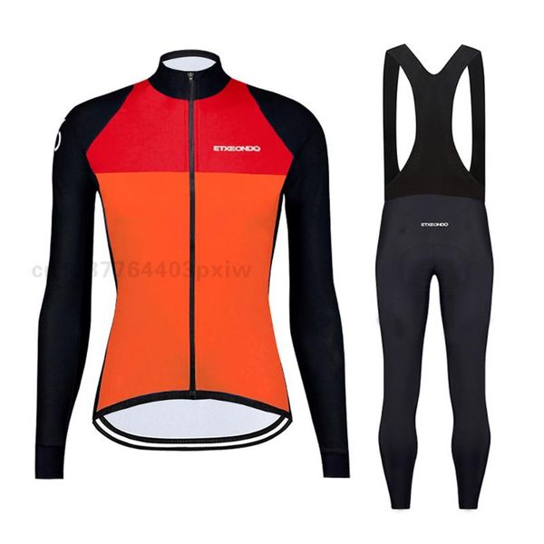 racing sets 2021 etxeondo women long sleeve cycling jersey set spring autumn bicycle wear clothes mtb bib bike pants suit maglia da ciclismo, Black;blue
racing sets 2021 etxeondo women long sleeve cycling jersey set spring autumn bicycle wear clothes mtb bib bike pants suit maglia da ciclismo, Black;blue