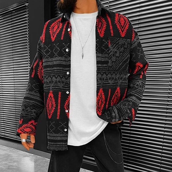 men's jackets mens autumn winter buttoned stand collar casual loose vintage basic outerwear 2021 fashion printed streetwear, Black;brown
men's jackets mens autumn winter buttoned stand collar casual loose vintage basic outerwear 2021 fashion printed streetwear, Black;brown