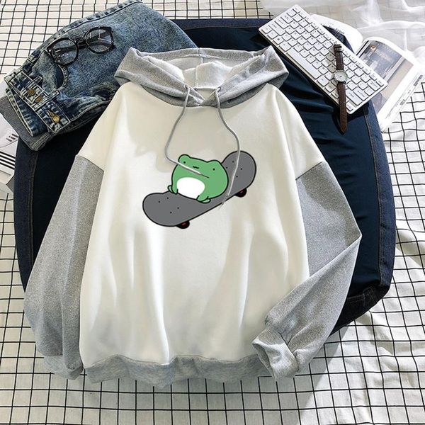 women's hoodies & sweatshirts 2021 long-sleeve hooded sweatshirt fashion stitching cute plus velvet vintage sudaderas de mujer, Black
women's hoodies & sweatshirts 2021 long-sleeve hooded sweatshirt fashion stitching cute plus velvet vintage sudaderas de mujer, Black