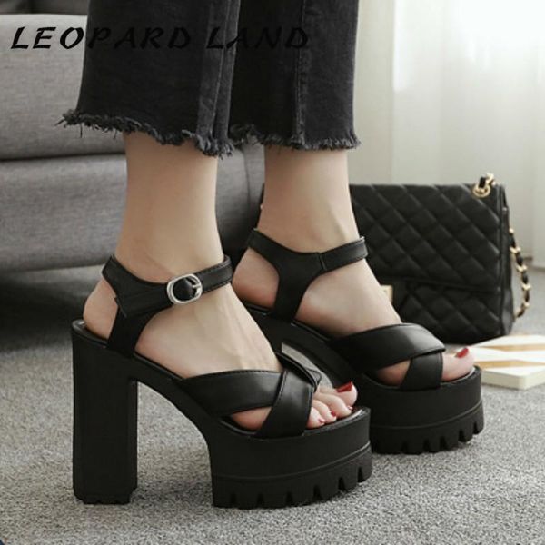 summer model thick heel platform high nightclub hollow hate sky women sandals, Black
summer model thick heel platform high nightclub hollow hate sky women sandals, Black