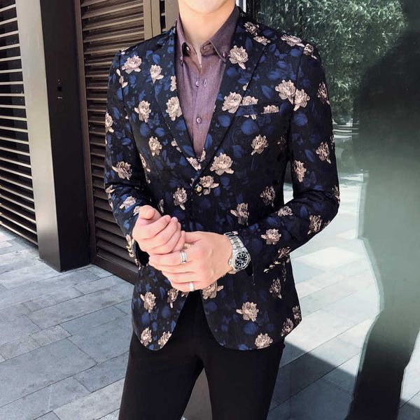 luxury men blazer casual slim fit suit jacket fashion flower print men coat jacket business dress blazers m-5xl 210527, White;black
luxury men blazer casual slim fit suit jacket fashion flower print men coat jacket business dress blazers m-5xl 210527, White;black