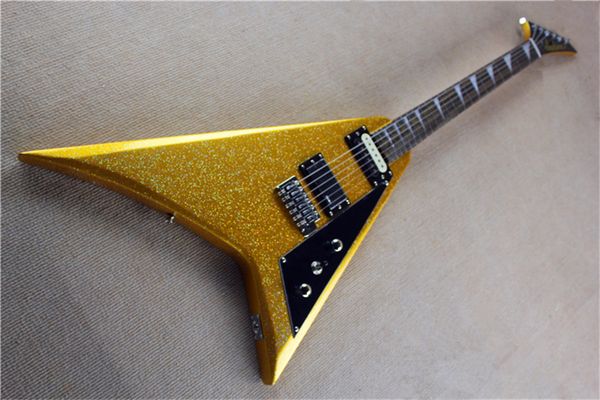 flyoung jack special electric guitar shaped dovetail v-shaped double swing gold powder large particles can be customized according to requir
flyoung jack special electric guitar shaped dovetail v-shaped double swing gold powder large particles can be customized according to requir