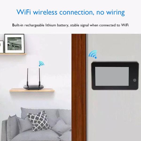 doorbells peephole wifi intercom doorbell automatic infrared camera app control night vision pir motion detection video smart door bell
doorbells peephole wifi intercom doorbell automatic infrared camera app control night vision pir motion detection video smart door bell