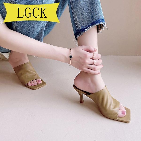 slippers plus size 34-43 summer women shoes natural genuine leather thin heels real high heel lady sandal, Black
slippers plus size 34-43 summer women shoes natural genuine leather thin heels real high heel lady sandal, Black