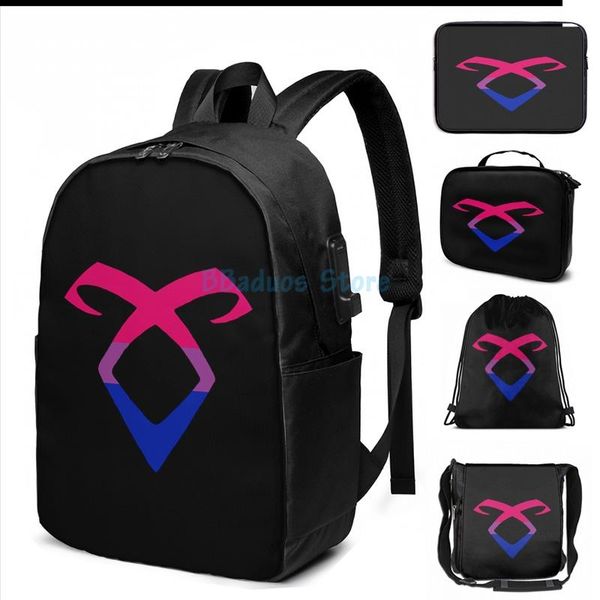 funny graphic print bisexual shadowhunters usb charge backpack men school bags women bag travel laptop
funny graphic print bisexual shadowhunters usb charge backpack men school bags women bag travel laptop