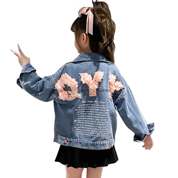 girls denim jacket coat solid color coats spring autumn girl casual style kids clothes 6 8 10 12 14 210528, Blue;gray
girls denim jacket coat solid color coats spring autumn girl casual style kids clothes 6 8 10 12 14 210528, Blue;gray