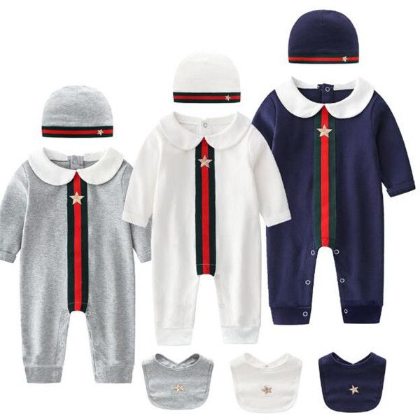 2022 spring and autumn new baby rompers jumpsuit three-piece set pure cotton long-sleeve newborn clothes, 0-2 years old boys girls bodysuit, Blue
2022 spring and autumn new baby rompers jumpsuit three-piece set pure cotton long-sleeve newborn clothes, 0-2 years old boys girls bodysuit, Blue