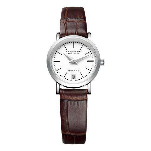 flaming women watch 6 colors 316l steel case bracelet leather strap diamonds wristwatch japanese movement gift 23mm, Slivery;brown
flaming women watch 6 colors 316l steel case bracelet leather strap diamonds wristwatch japanese movement gift 23mm, Slivery;brown