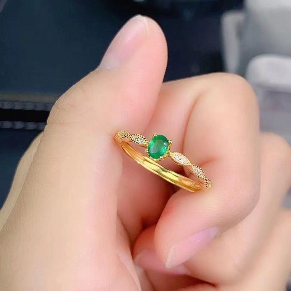 cluster rings jewelry 925 silver gemstone ring for engagement 3*4mm real natural emerald genuine, Golden;silver
cluster rings jewelry 925 silver gemstone ring for engagement 3*4mm real natural emerald genuine, Golden;silver