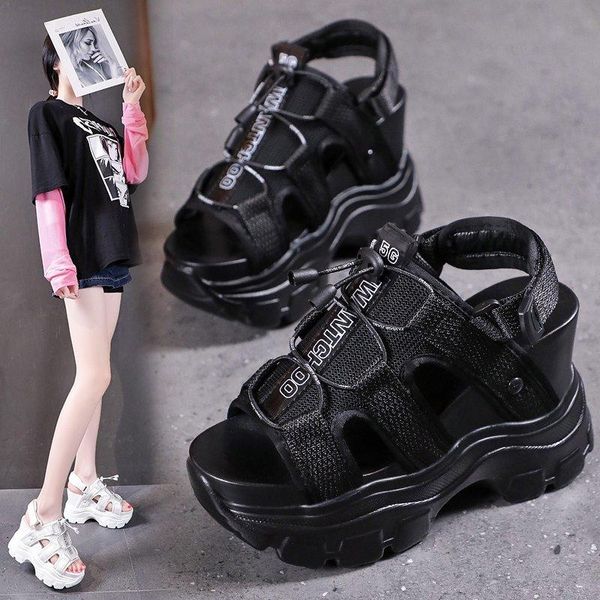platform wedge sandals women height increase summer fashion open toe black white zapatos mujer
platform wedge sandals women height increase summer fashion open toe black white zapatos mujer