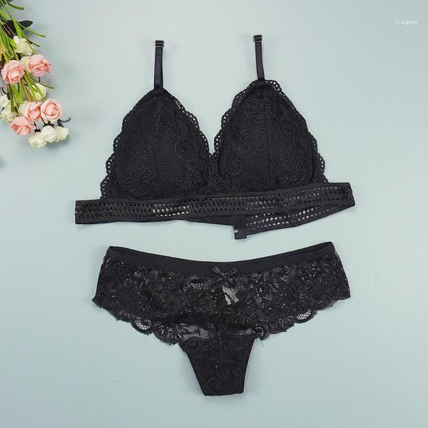 panties and bra set underwear women lace bralette hollow out push up lingerie transparent thongs for little breast1, Red;black
panties and bra set underwear women lace bralette hollow out push up lingerie transparent thongs for little breast1, Red;black