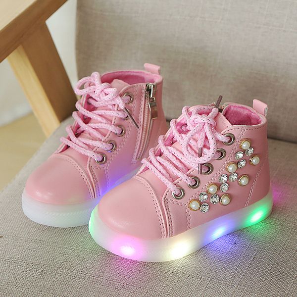 girl shoes baby toddler high toe sneakers leather shoes luminous pearls rhinestones glitter boots chaussure enfant sport, Black;red
girl shoes baby toddler high toe sneakers leather shoes luminous pearls rhinestones glitter boots chaussure enfant sport, Black;red