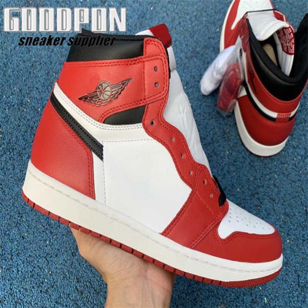 high og jumpman 1 chicago 1s basketball shoes black white red mens womens fashion outdoor sneakers come with box 555088-101a25
high og jumpman 1 chicago 1s basketball shoes black white red mens womens fashion outdoor sneakers come with box 555088-101a25