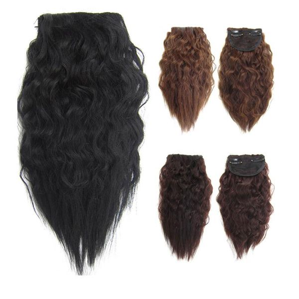 synthetic wigs kinky curly one piece clip in hair hairpieces brown black color for women
synthetic wigs kinky curly one piece clip in hair hairpieces brown black color for women