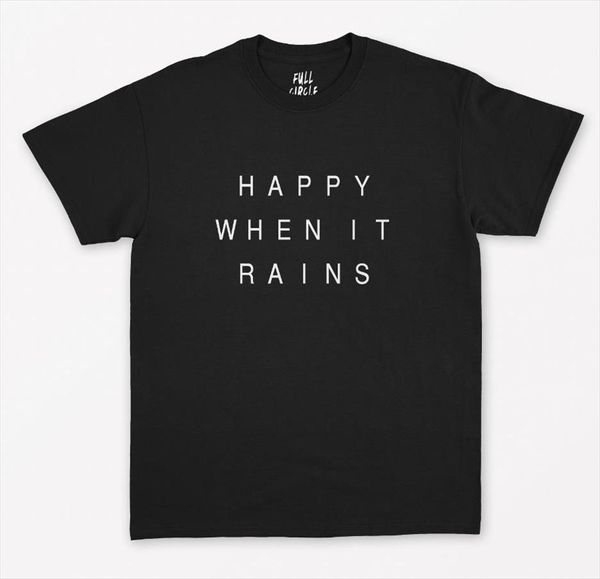 happy when it rains womens print cotton casual funny for lady yong girl tee hipster drop ship s, White
happy when it rains womens print cotton casual funny for lady yong girl tee hipster drop ship s, White