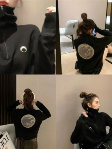 pants 2021 autumn winter pattern fashion versatile leisure time high collar printing half zipper long sleeve loose sweater m2, White
pants 2021 autumn winter pattern fashion versatile leisure time high collar printing half zipper long sleeve loose sweater m2, White