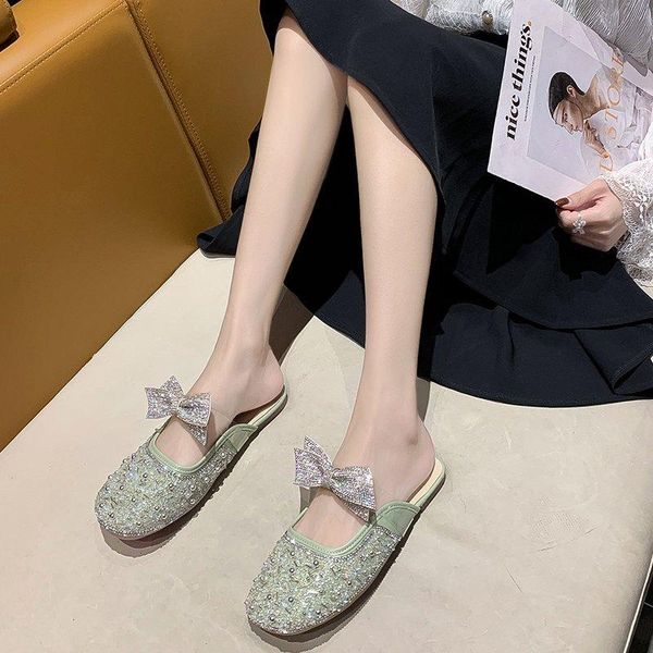 slippers 2021 summer spring sandals sequined princess bowknot rhinestone pearl ladies and slippers, women mules sh, Black
slippers 2021 summer spring sandals sequined princess bowknot rhinestone pearl ladies and slippers, women mules sh, Black