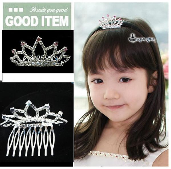 hair clips & barrettes child small tiara headwear wedding bride flower girl crystal crown / bandage on his head, Golden;silver
hair clips & barrettes child small tiara headwear wedding bride flower girl crystal crown / bandage on his head, Golden;silver