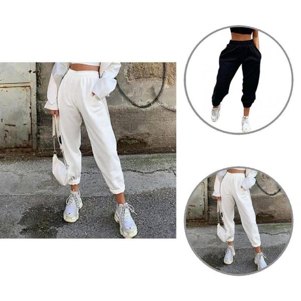 women's pants & capris elastic waist fall winter patchwork color women gym for daily wear, Black;white
women's pants & capris elastic waist fall winter patchwork color women gym for daily wear, Black;white