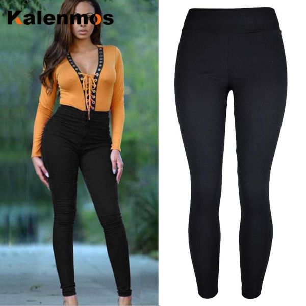 leggings women high waist kalenmos autumn slim skinny pants stretch pencil ladies solid elastic hips women's & capris, Black;white
leggings women high waist kalenmos autumn slim skinny pants stretch pencil ladies solid elastic hips women's & capris, Black;white