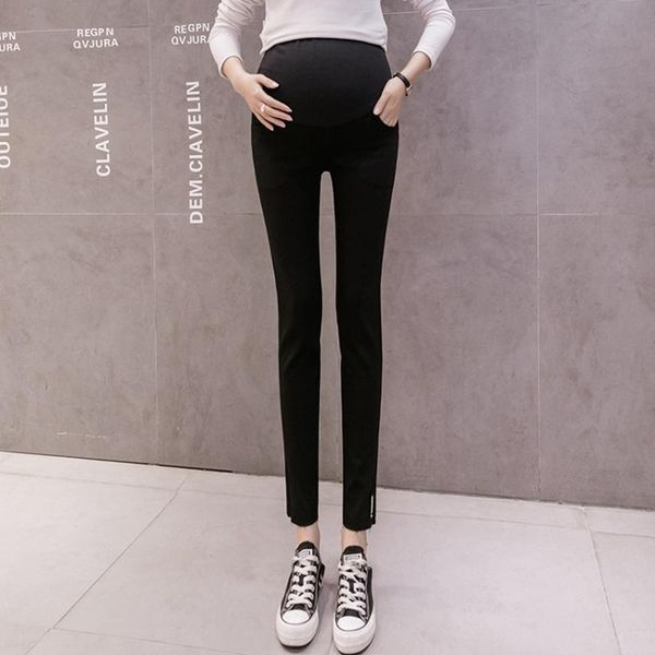 maternity bottoms pregnant women's leggings spring and autumn belly lifting pants pencil outer wear slim casual tide mom, White
maternity bottoms pregnant women's leggings spring and autumn belly lifting pants pencil outer wear slim casual tide mom, White