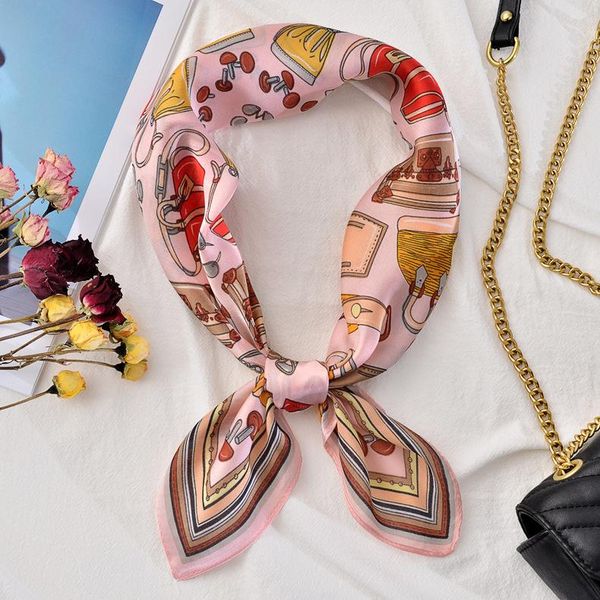 scarves royalmaybe 2021 spring and summer printing accessories small square decoration bag strap fashion scarf, Blue;gray
scarves royalmaybe 2021 spring and summer printing accessories small square decoration bag strap fashion scarf, Blue;gray