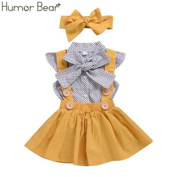 humor bear baby girls clothes sets new summer dot flying sleeve strap dress+headband 3-piece kids children's clothing suit x0902, White
humor bear baby girls clothes sets new summer dot flying sleeve strap dress+headband 3-piece kids children's clothing suit x0902, White