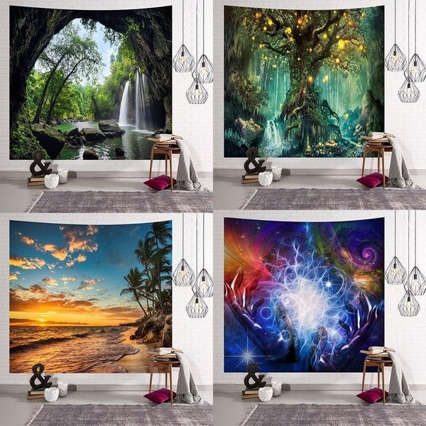 tapestries 3d landscape series tapestry, country sheltering cloth background cloth, dense forest starry sky wall hanging
tapestries 3d landscape series tapestry, country sheltering cloth background cloth, dense forest starry sky wall hanging