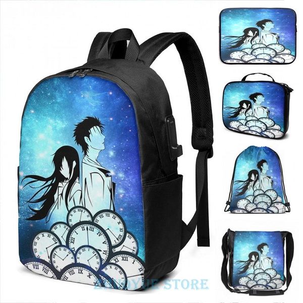 backpack funny graphic print steins;gate usb charge men school bags women bag travel laptop
backpack funny graphic print steins;gate usb charge men school bags women bag travel laptop